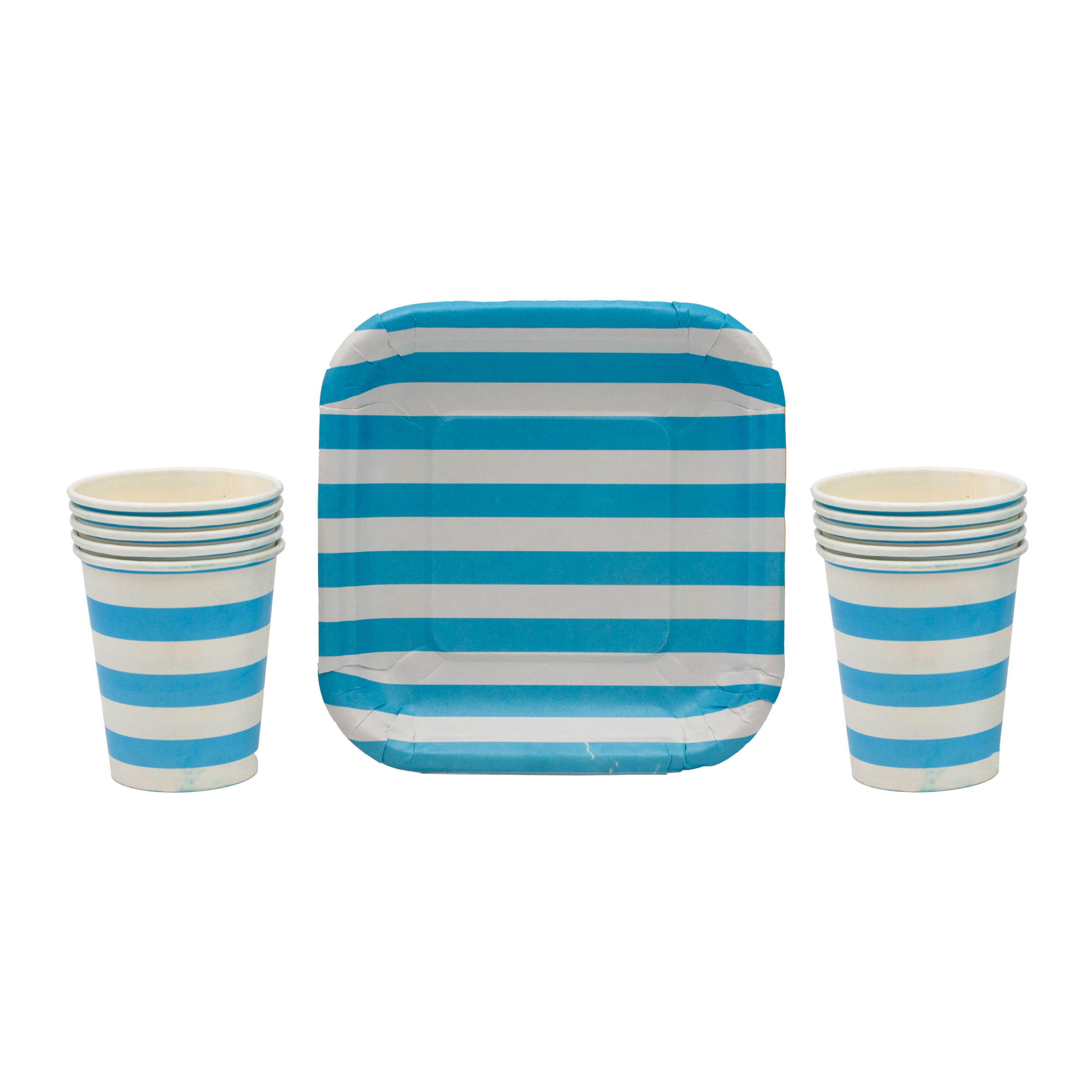 پیش دستی و لیوان یکبار مصرف مدل A07 مجموعه 20 عددی