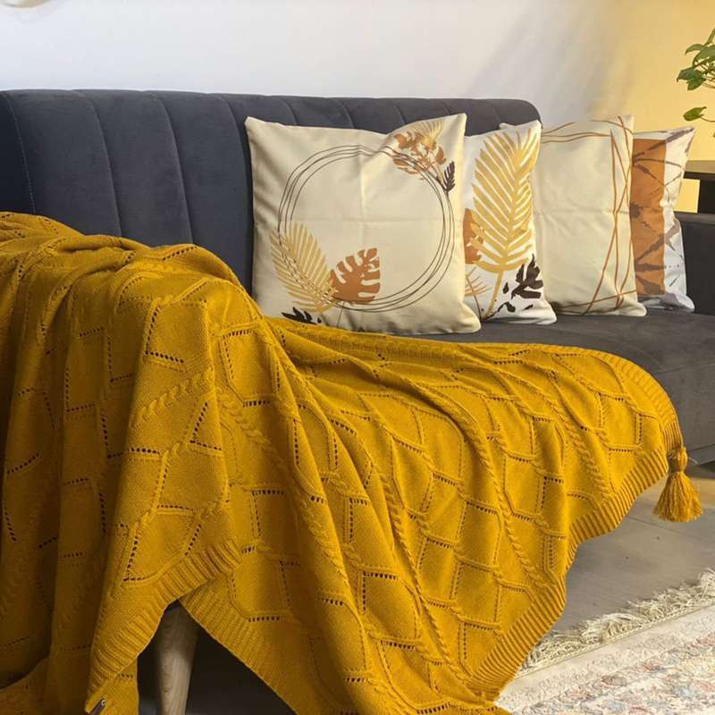 شال مبل و تخت مدل آرشیدا سایز 140×170 سانتی متر