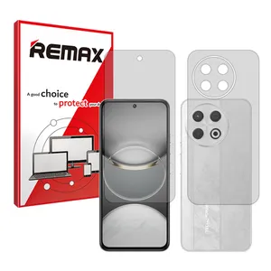 Remax Hydrogel model Transparent Screen Protector for Tecno Spark 30 Pro mobile phone along with the back protector