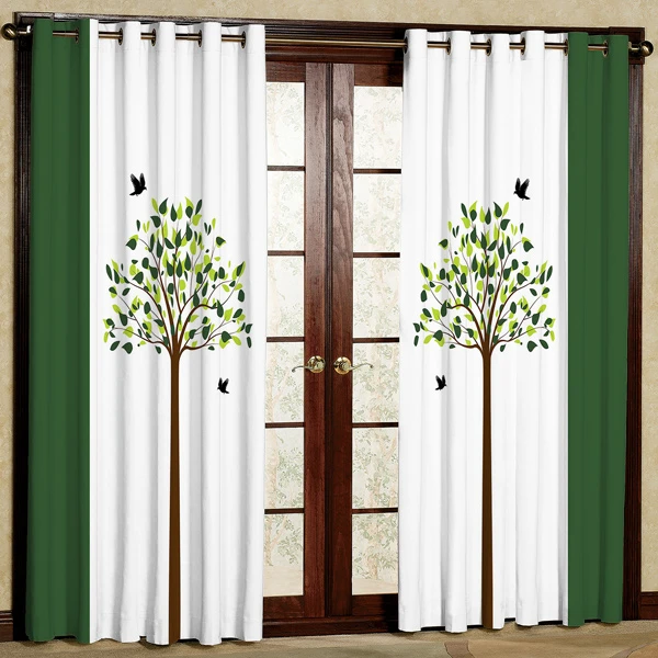 پرده مدل هازان پانچی کد 1 سایز 280x140 سانتی متر