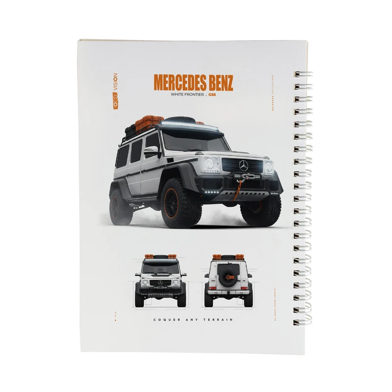 دفتر طراحی 60 برگ مدل ماشین