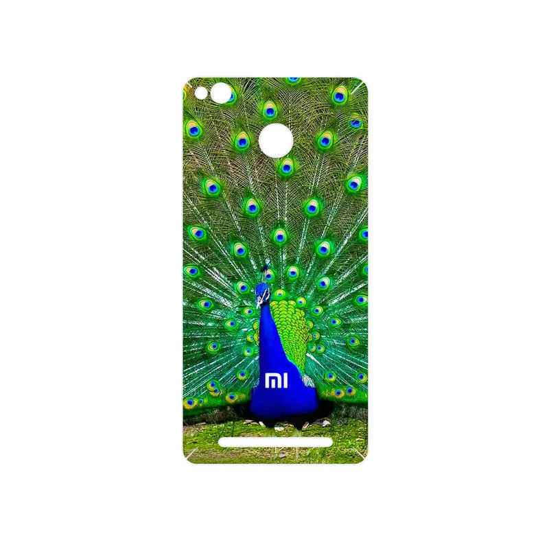 برچسب پوششی ماهوت مدل Peacock مناسب برای گوشی موبایل شیائومی Redmi 3 Pro