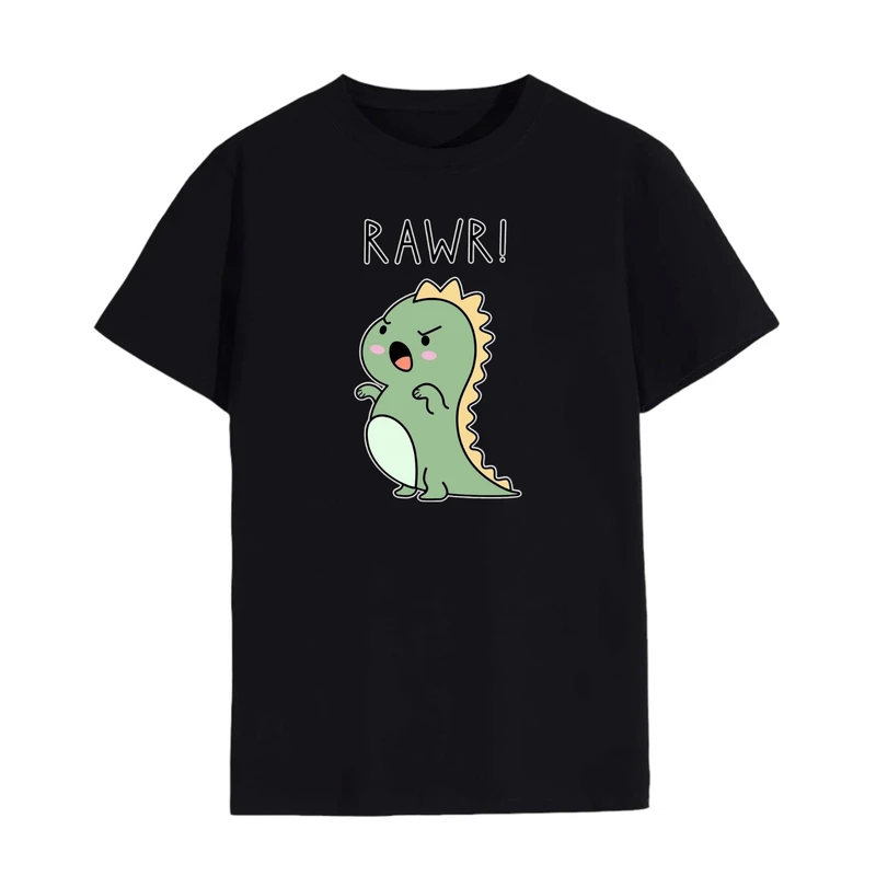 تی شرت لانگ آستین کوتاه زنانه مدل دایناسور کد 3