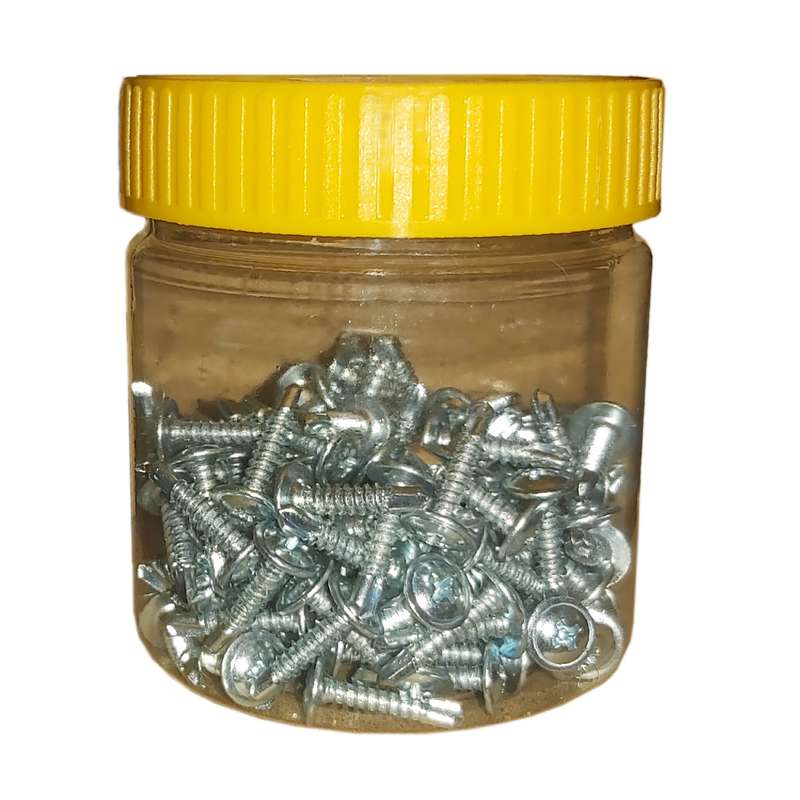 پیچ سرمته واشردار مدل A19B150 بسته 150 عددی