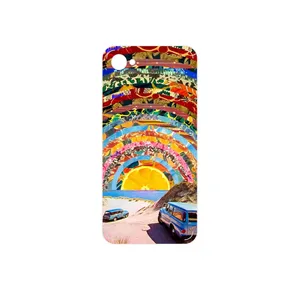 MAHOOT Collage of Orange Sky Cover Sticker for HTC Desire 12