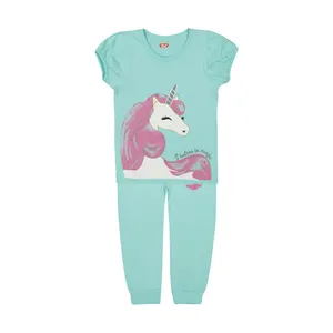 ست تی شرت و شلوار دخترانه مدل اشلی A