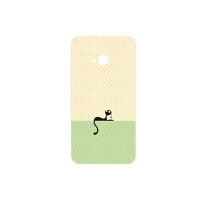 MAHOOT Minimal Internet Cat Icon Cover Sticker for HTC One M7