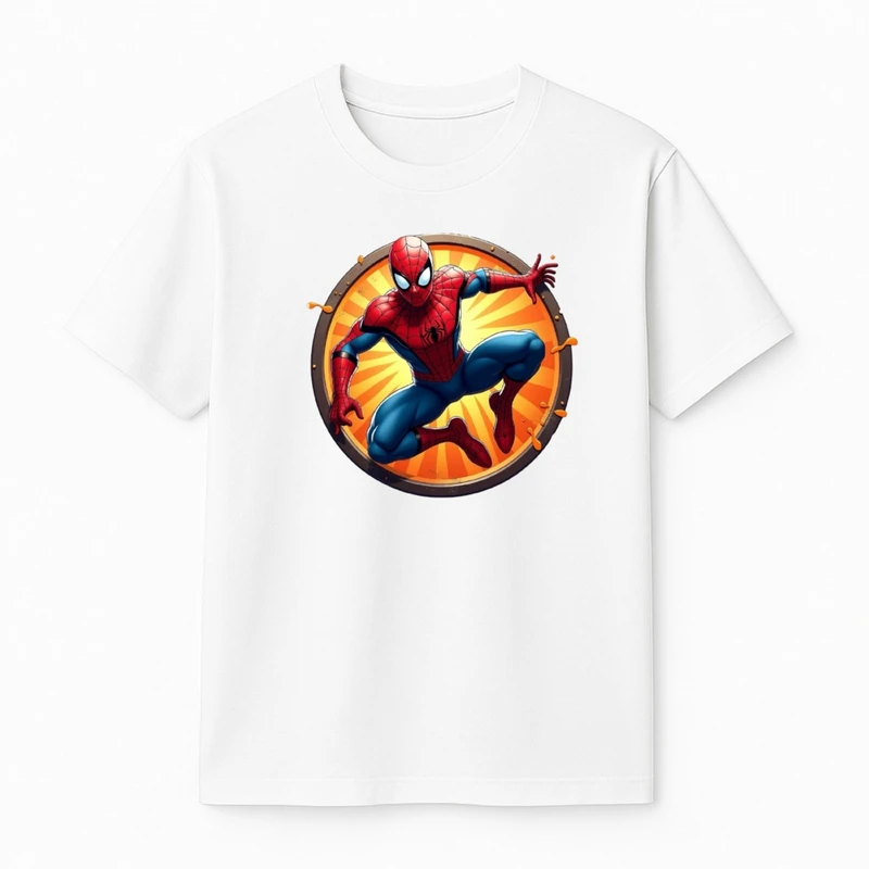 تی‌شرت آستین کوتاه پسرانه مدل مرد عنکبوتی v14 