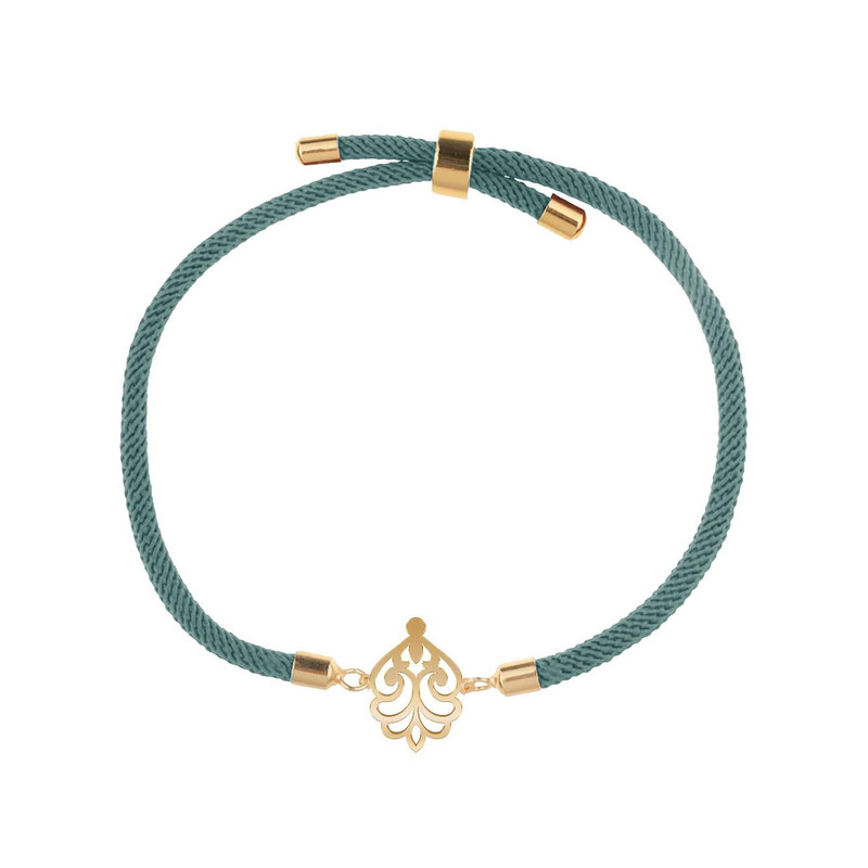 دستبند طلا 18 عیار زنانه مدوپد مدل اسلیمی کد D16-10603