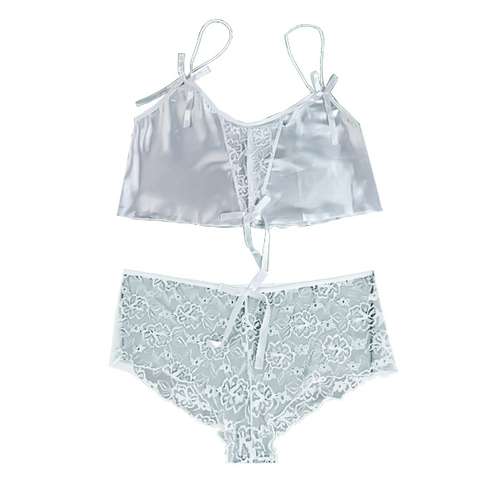 لباس خواب زنانه مدل ساتن کد 333