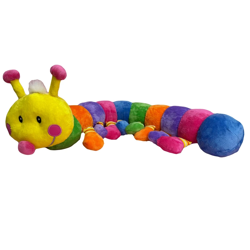 عروسک طرح هزارپا مدل لبخند کد JI110 طول 90 سانتی‌متر