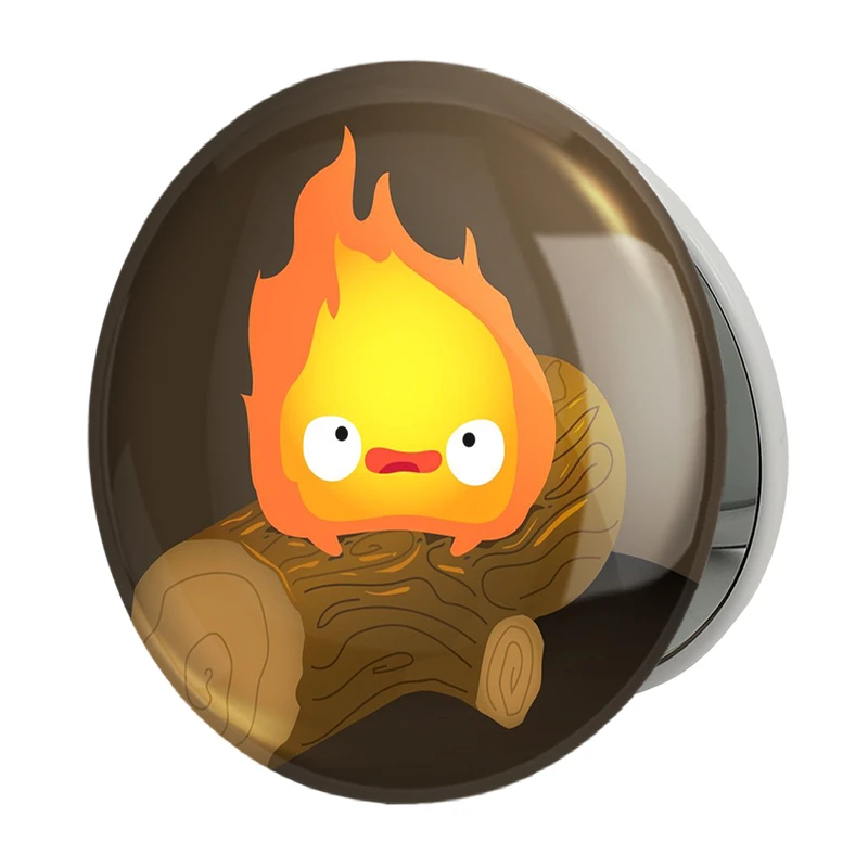 آینه جیبی خندالو طرح کالسیفر انیمه قلعه متحرک هاول مدل تاشو کد 12881 