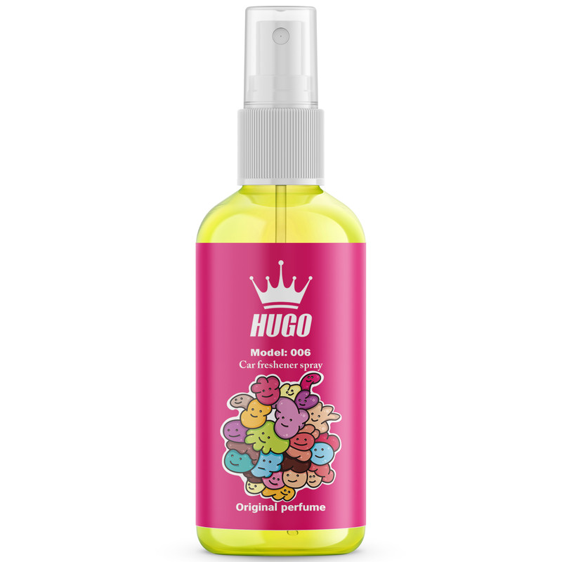 اسپری خوشبو کننده خودرو هوگو مدل C.5678 حجم 50 میلی لیتر بسته 4 عددی