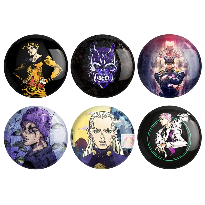 مگنت خندالو طرح انیمه جوجو کد 462A مجموعه 6 عددی