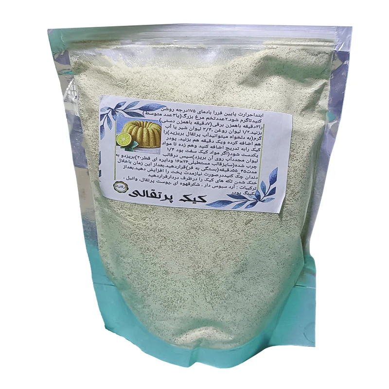 پودر پودر کیک پرتقالی با آرد سبوس دار - 500 گرم