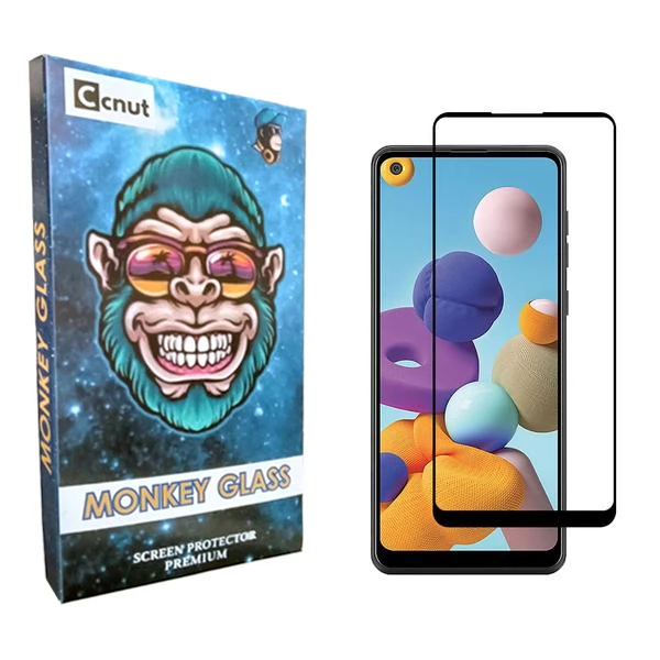 محافظ صفحه نمایش کوکونات مدل monku مناسب برای گوشی موبایل سامسونگ Galaxy A21s