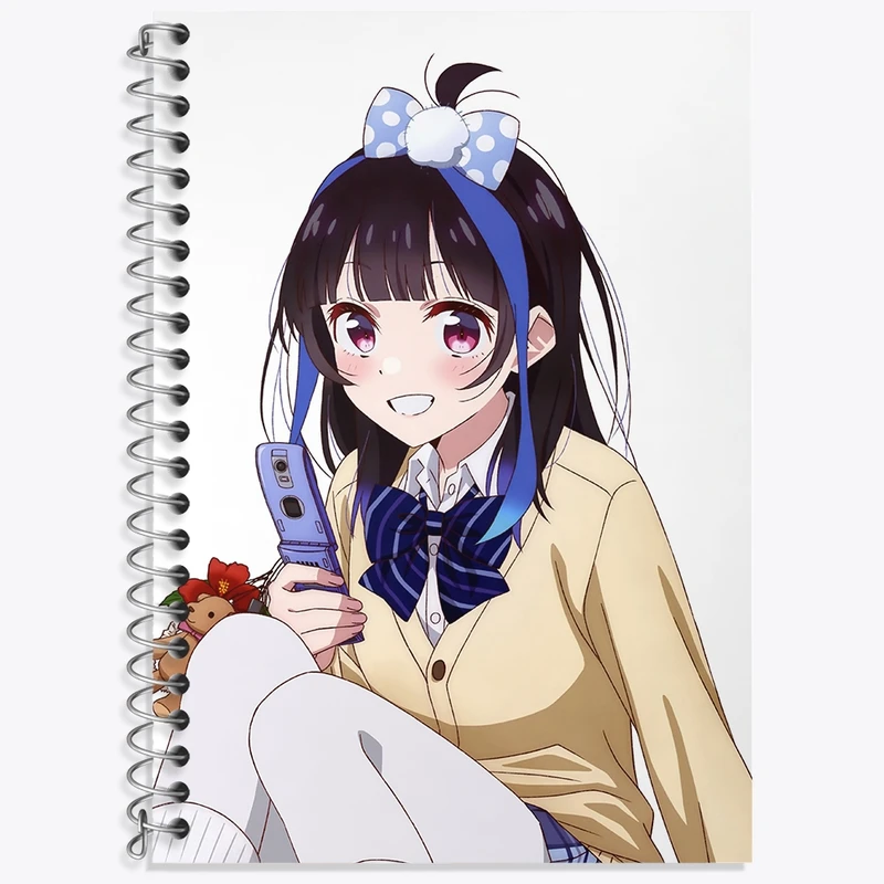 دفتر لغت 50 برگ خندالو طرح مینی انیمه کانوجو اوکاری کد 34814