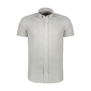 پیراهن آستین کوتاه مردانه کیکی رایکی مدل MBB20169-374