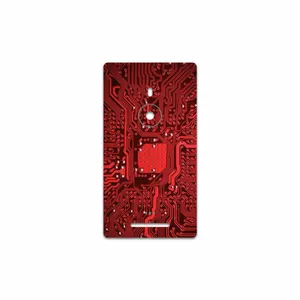 MAHOOT Red Printed Circuit Board Cover Sticker for Nokia Lumia 925