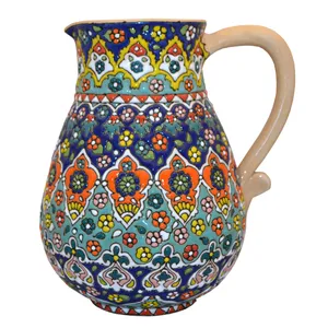 پارچ میناکاری سفالی کد PI22-10