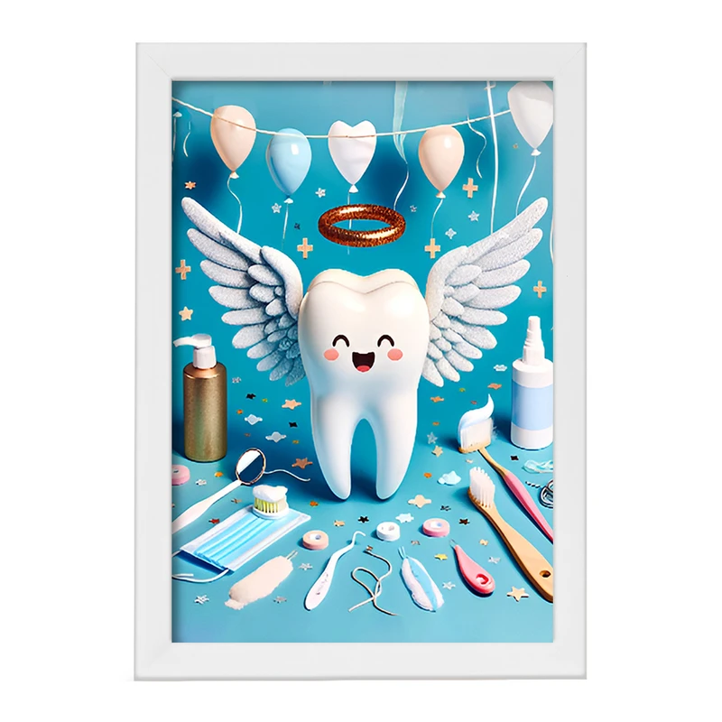 تابلو خندالو مدل دندان و دندان پزشکی کودکانه کد F9821