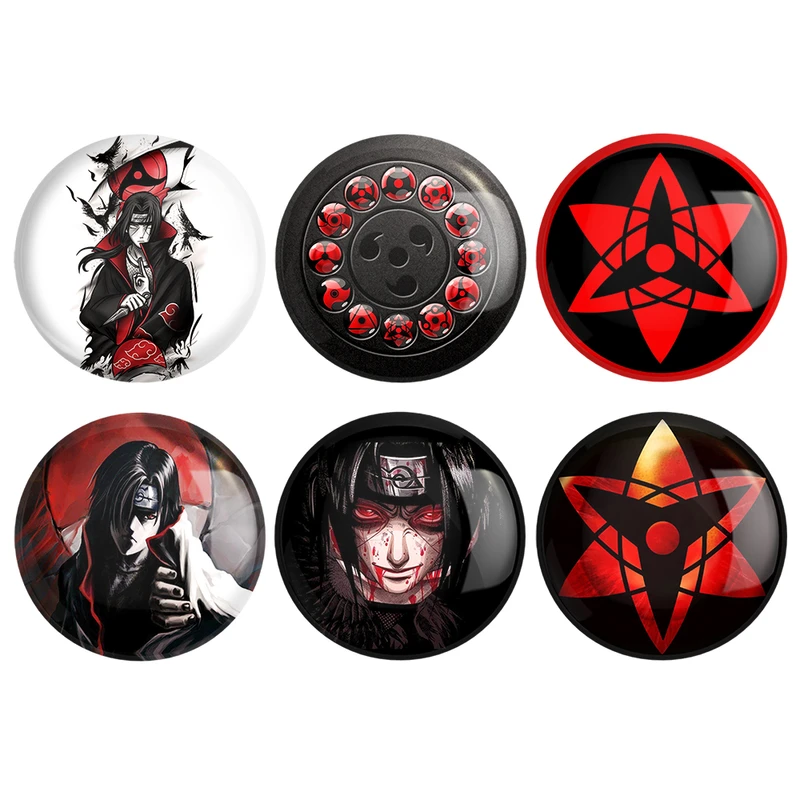 پیکسل خندالو مدل انیمه ناروتو شارینگان کد 382A مجموعه 6 عددی