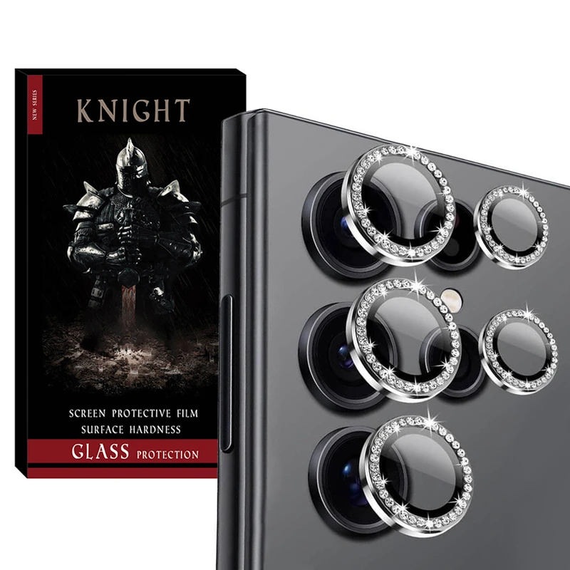 محافظ لنز دوربین فلزی نایت مدل RNG diamond KT مناسب برای گوشی موبایل سامسونگ Galaxy S25 Ultra
