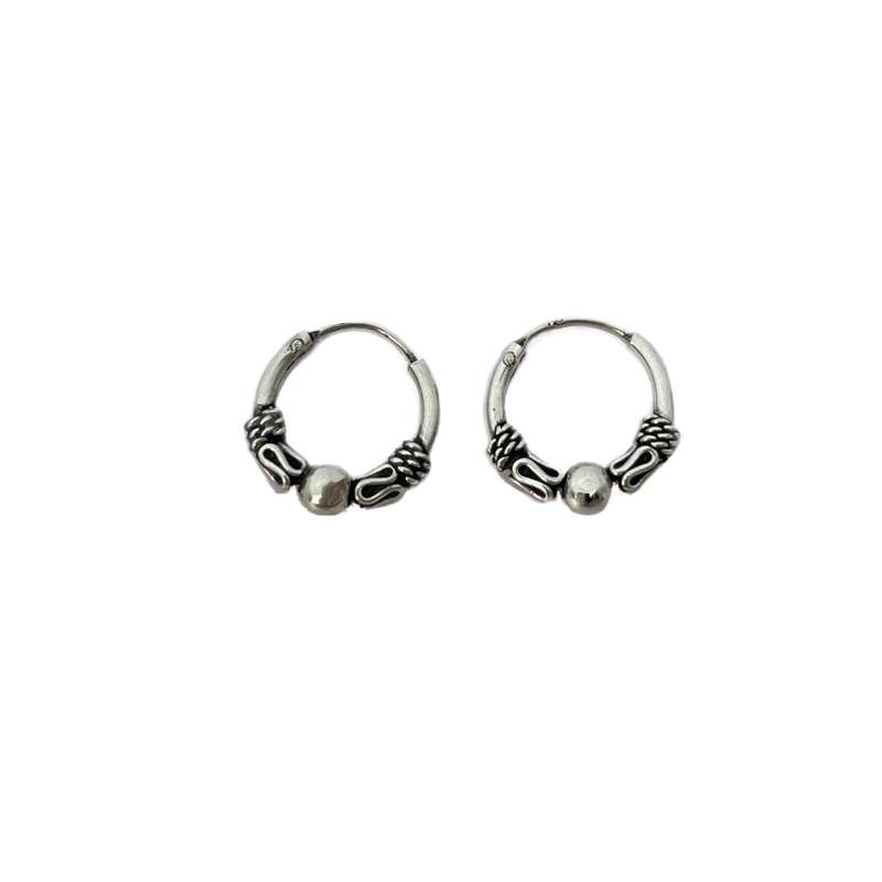 گوشواره حلقهای نقره زنانه مدل Ci 3415 گوشواره حلقهای نقره زنانه مدل Ci 3415