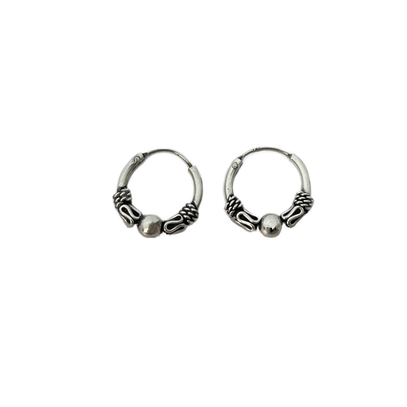 گوشواره حلقهای نقره زنانه مدل Ci 3415 گوشواره حلقهای نقره زنانه مدل Ci 3415