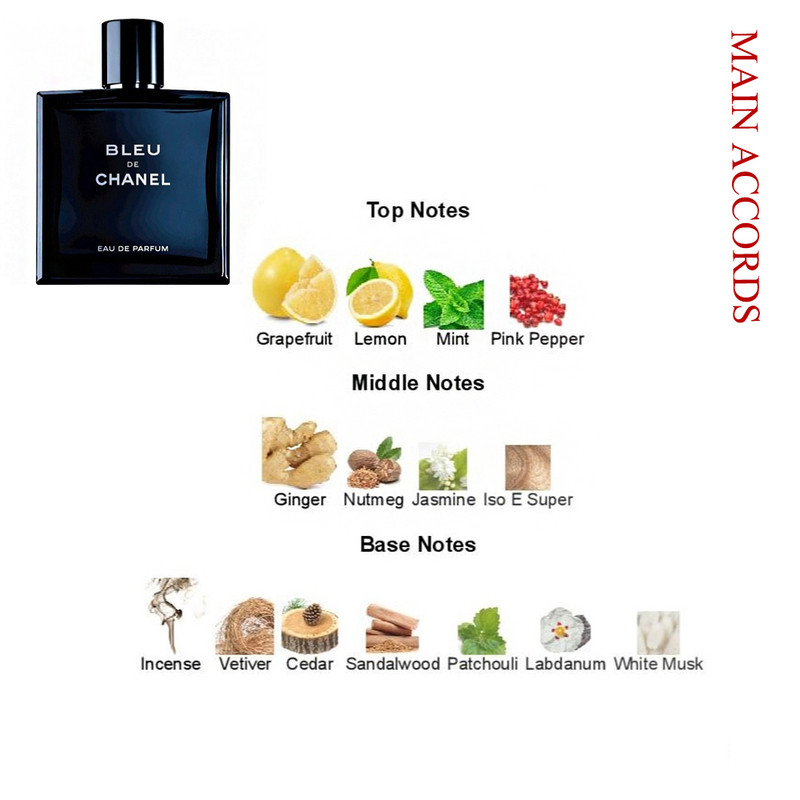 ادو پرفیوم مردانه نیفتی مدل بلو شنل حجم 50 میلی لیتر