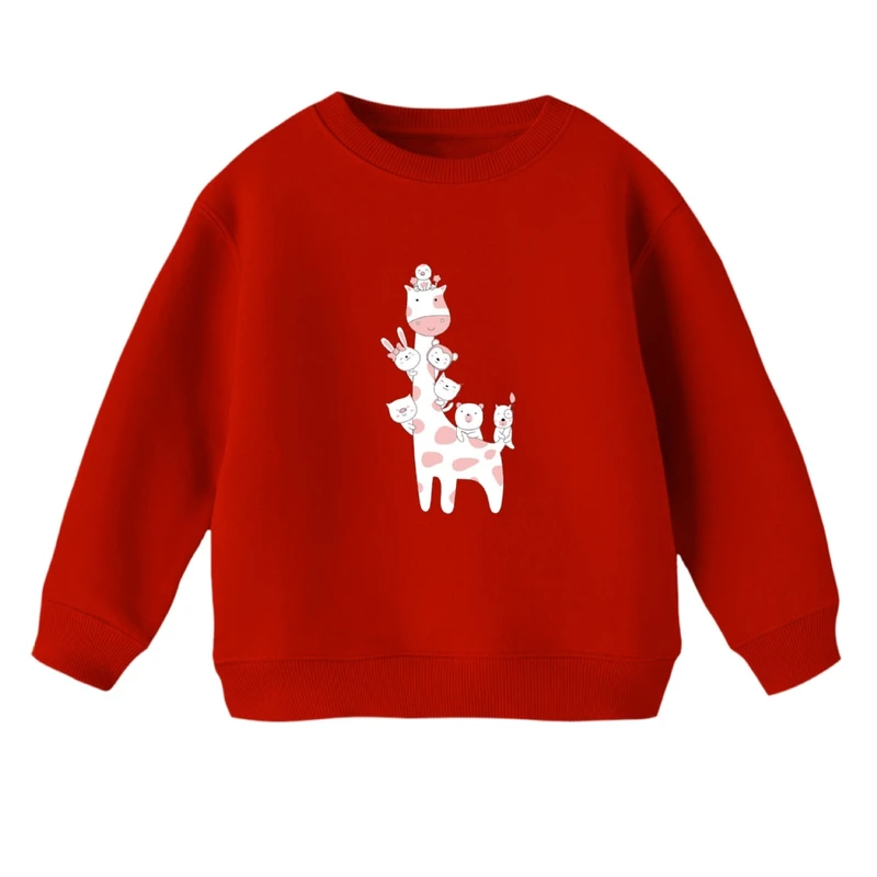 سویشرت بچگانه مدل زرافه بامزه 