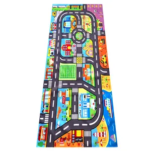 زیر انداز بازی مدل شهر پارچه ای کودک