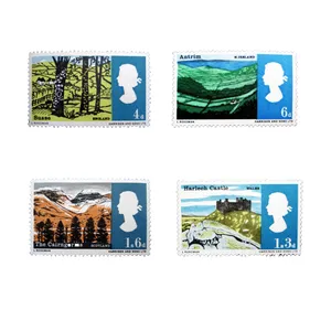 تمبر یادگاری طرح طبیعت کد t-43 بسته 4 عددی