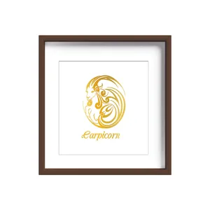 تابلو طلاکوب زرکات طرح ماه تولد دی مدل Capricorn