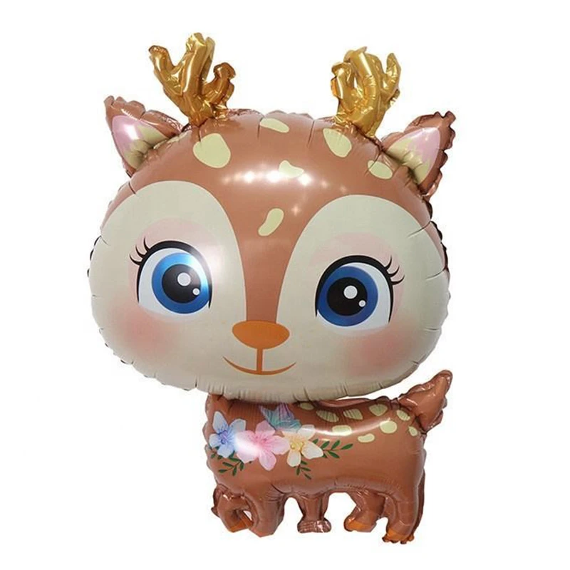 بادکنک فویلی لاکی بالونز مدل حیوانات طرح گوزن کد 1252