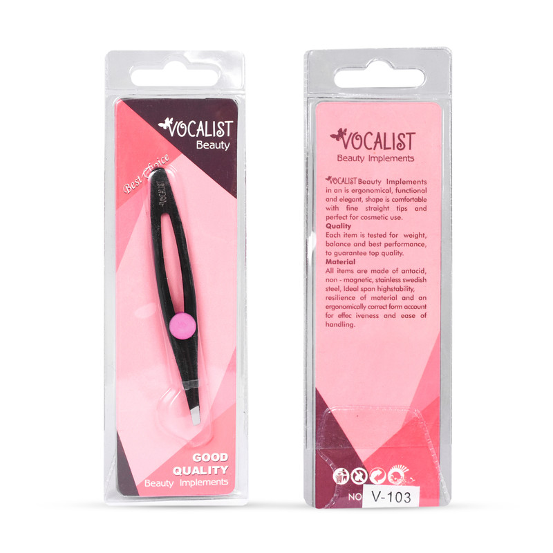 موچین وکالیست مدل Oval Handle holder کد V-103