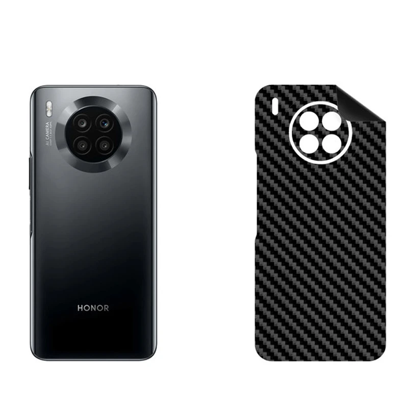برچسب پوششی بستور مدل BT-Fiber طرح فیبر کربن مناسب برای گوشی موبایل آنر 50 Lite