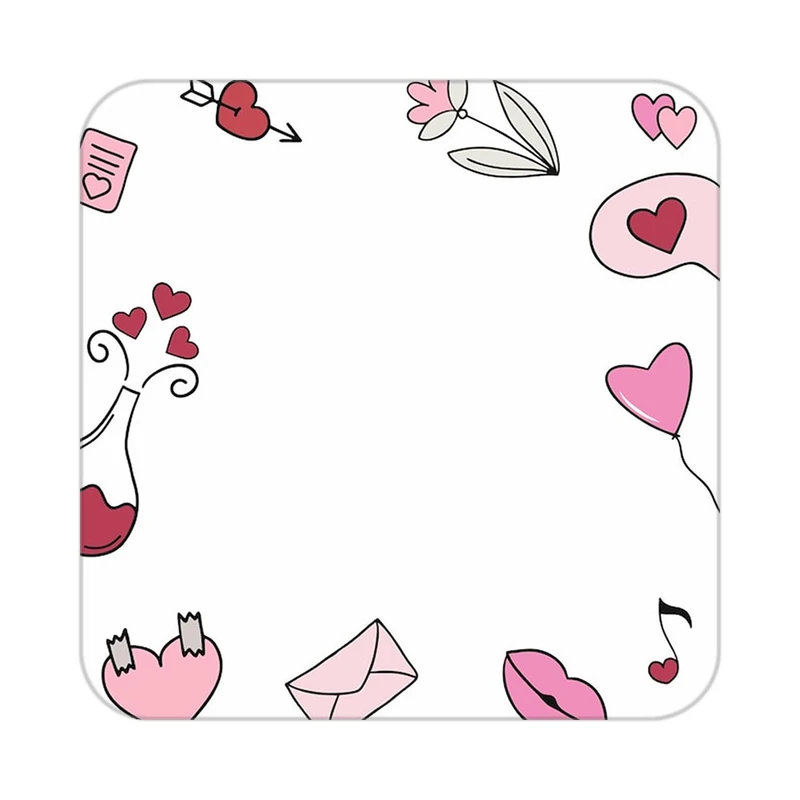 زیر لیوانی کاکتی طرح عاشقانه مدل mp40214