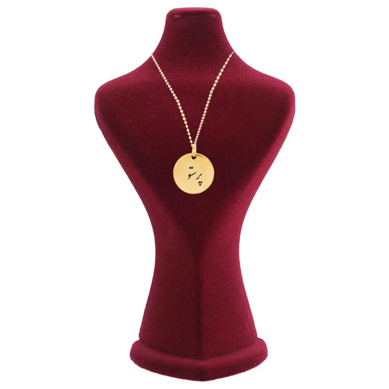 گردنبند زنانه مدل حکاکی اسم پرستو کد HGM432