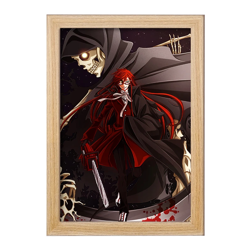 تابلو خندالو مدل گریل انیمه خادم سیاه Black Butler  کد 16330