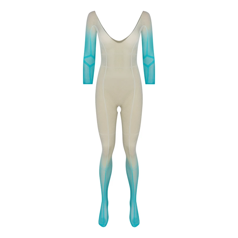 لباس خواب زنانه مدل آبرنگی کد 86102