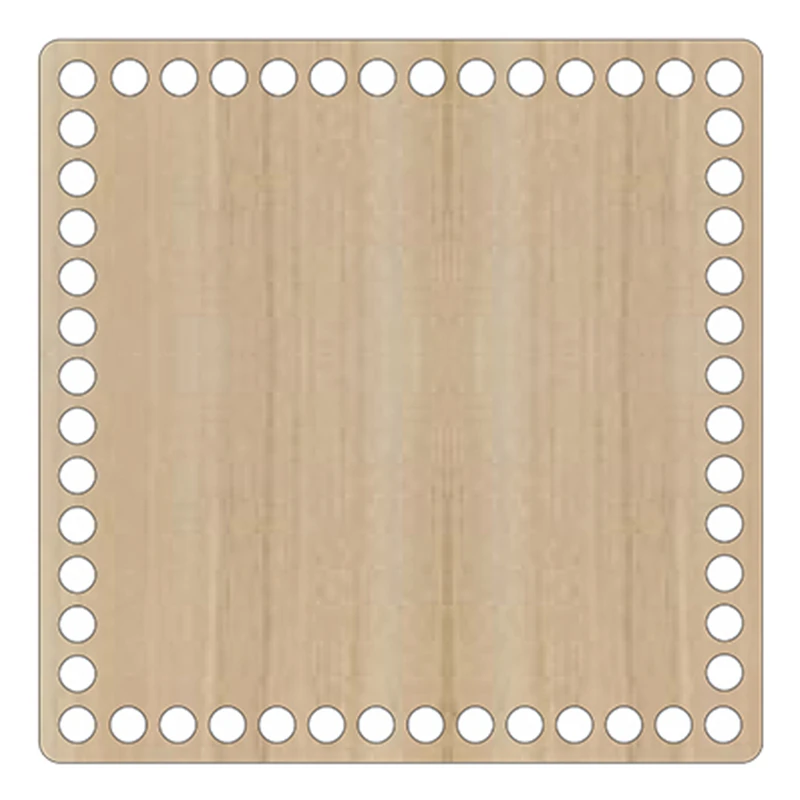  کفی تریکو بافی مدل مربع 18 کد T116 مجموعه 4 عددی 