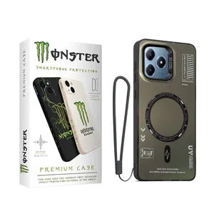 کاور مانستر مدل SoCool Strap مناسب برای گوشی موبایل ریلمی Realme C63/ C61 همراه با بند آویز