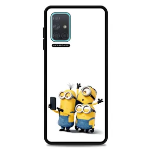 AKAM AMC-WSGA71-MINIONS11 Cover For Samsung Galaxy A71