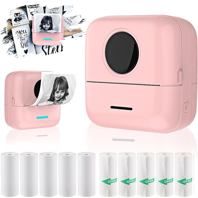 پرینتر لیبل زن ناب سل مدل پرتابل حرارتی شارژی کد NAAB001