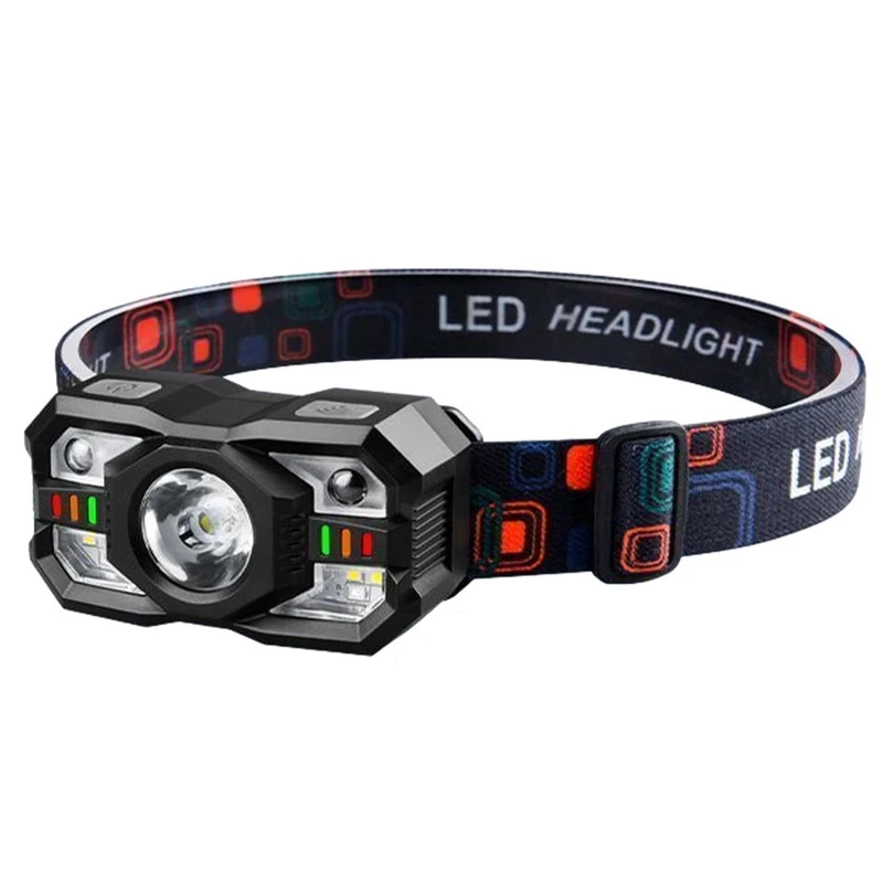 چراغ پیشانی مدل سنسوردار کد E22 با نور مهتابی