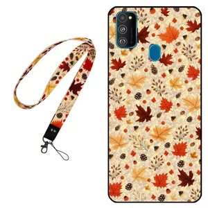 Megafone Fall 0017 Cover For Samsung Galaxy M21 / M30 S Mobile Neckband