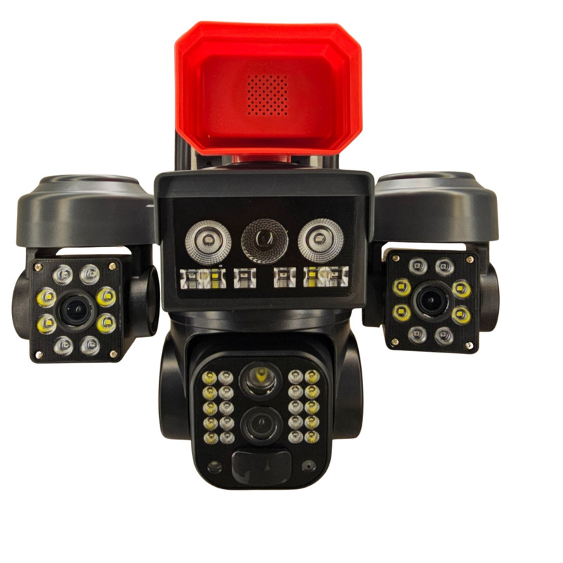 دوربین مداربسته تحت شبکه سیم کارتی چرخشی مدل 3لنز solar v380