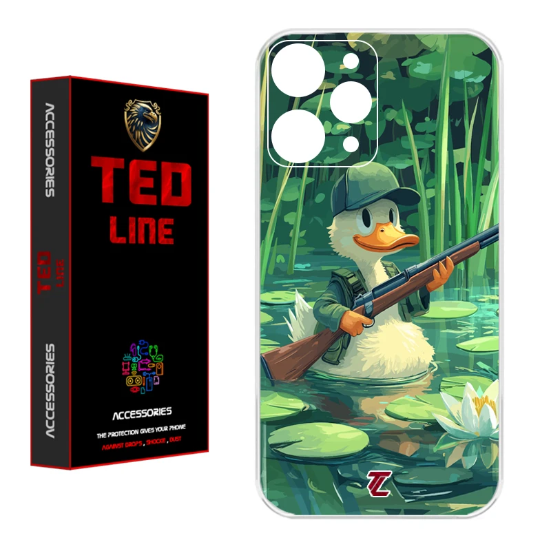 کاور تد لاین طرح اردک کد 1123 مناسب برای گوشی موبایل شیائومی Redmi 12 4G