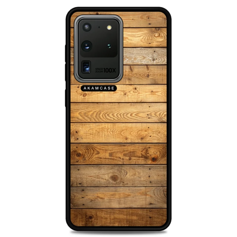 کاور آکام مدل AMC-WSGS20U-WOOD-22 مناسب برای گوشی موبایل سامسونگ Galaxy S20 Ultra